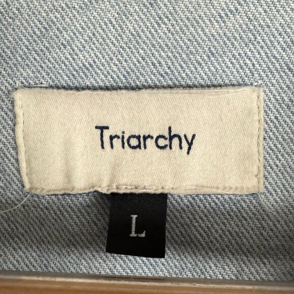 Triarchy - Stirrup Seamed Denim Jacket in Light Denim - Picture 6 of 12